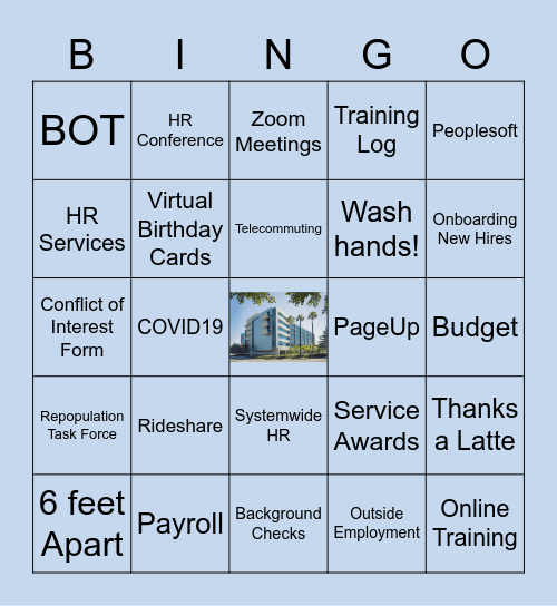 HUMAN RESOURCES - AWARDS NIGHT Bingo Card
