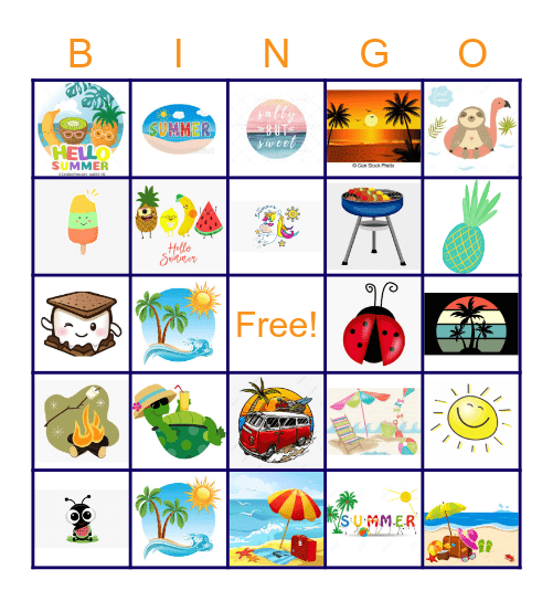 SUMMER MAA Bingo Card