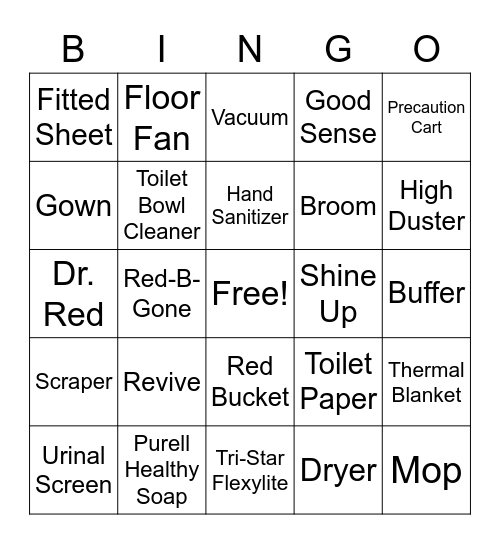 EVS Bingo Card