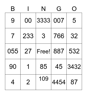 DBB ALCOHOL TEST Bingo Card