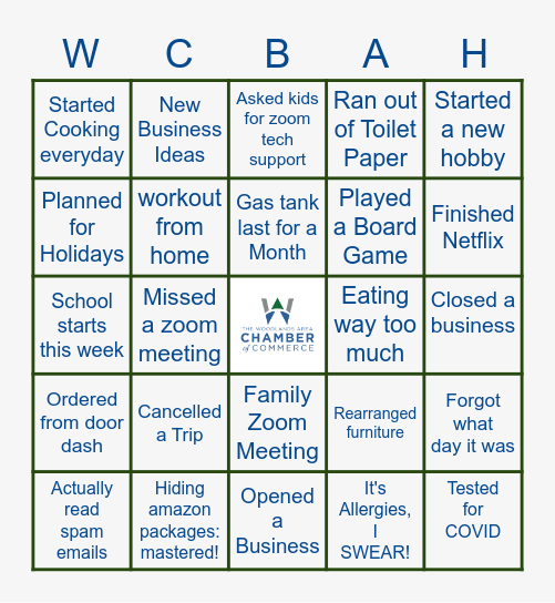 Business Bingo Card