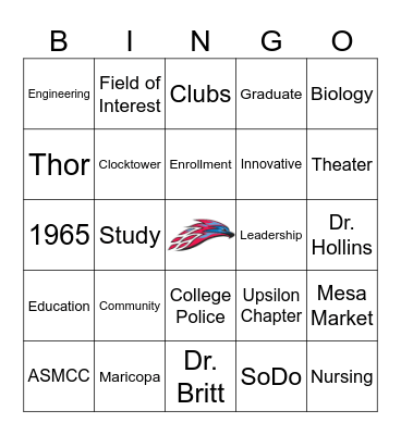 MCC Bingo-EXH Induction Bingo Card