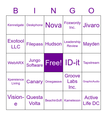 Customer Bingo 8.13.20 Bingo Card