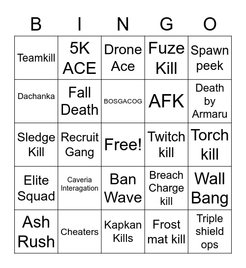 Rainbow Binghohohoh Bingo Card