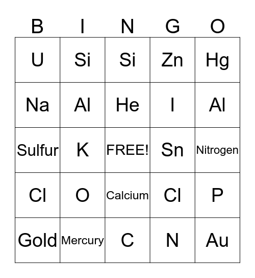 element-bingo-card