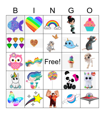 Addison & Hayden Bingo Card