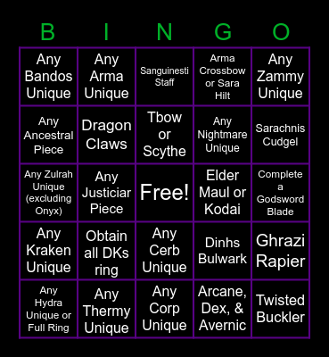 ICE BIRTHDAY BINGO Card