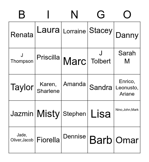 FF Bingo Card