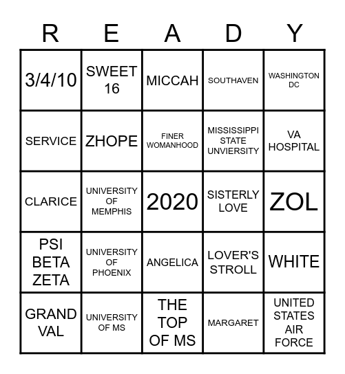 FALL 2020:  ARE YOU ... Bingo Card