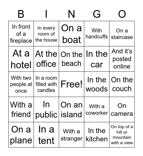 Ive Had Sex Bingo Card 0194