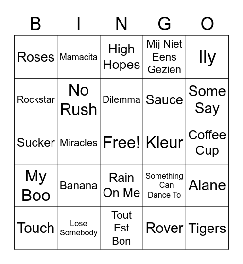 Zomerbingo 2020 Bingo Card