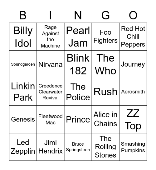 Clerical 6 Bingo Card