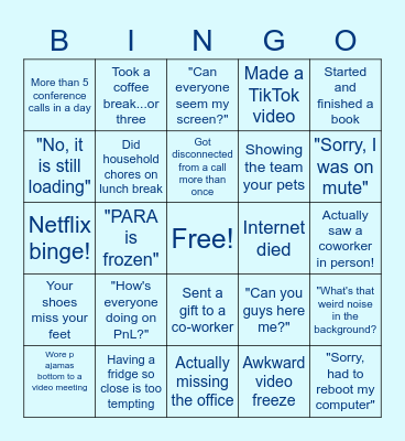 One Delta Quarantine Life Style Bingo Card