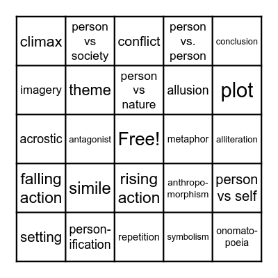 LIT BINGO Card