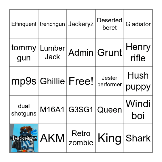 Arsenal XD Bingo Card