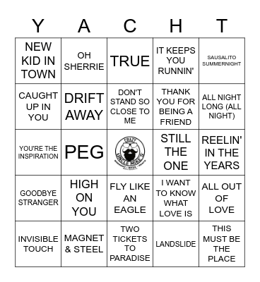 Yacht rd 3 Bingo Card