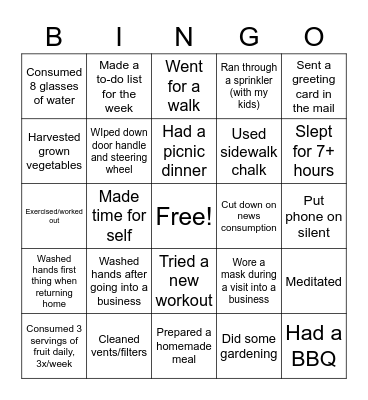 NLaDue Bingo Card