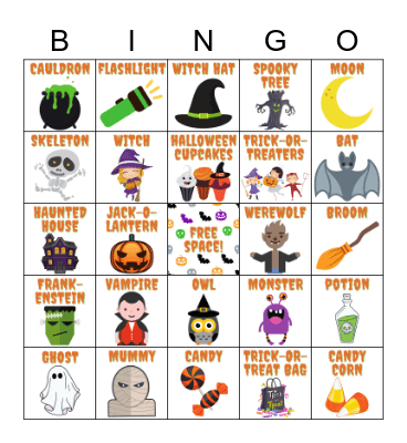 HALLOWEEN BINGO Card