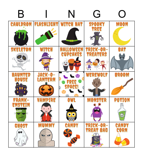 HALLOWEEN BINGO Card