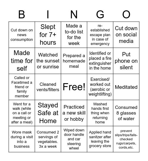 M.Culkar Bingo Card