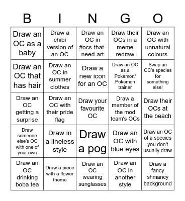 Art Temple Epic Grandma Bingo Moment Bingo Card