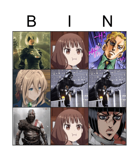 ISTJ Gang Bingo Card