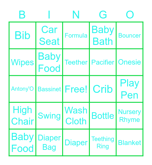 Monster BINGO! Bingo Card