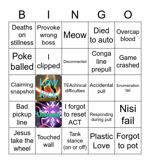 Miji tea stream Bingo Card