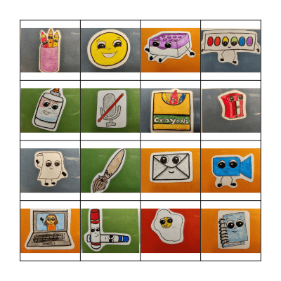 Classroom Loteria Bingo Card