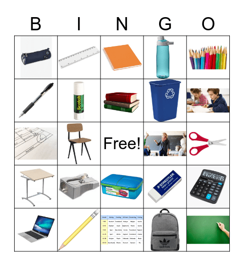 SCHULE Bingo Card