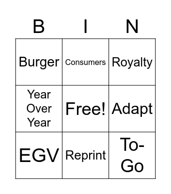CCO - 19 Bingo Card