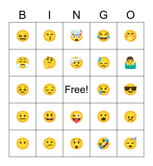 EmojiBingo Card