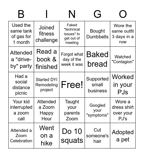 TASC HH Bingo Card