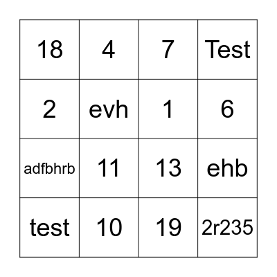 LMSA NE Conference 2020 Bingo Card