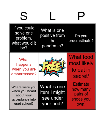 Get to know you G1 - 2020 Bingo Card