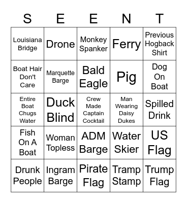 I SEENT IT! Bingo Card