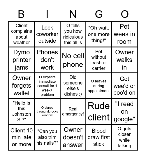 Fitzroy COVID Bingo Card