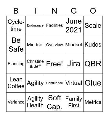 August 2020: APDP All-Hands BINGO Card