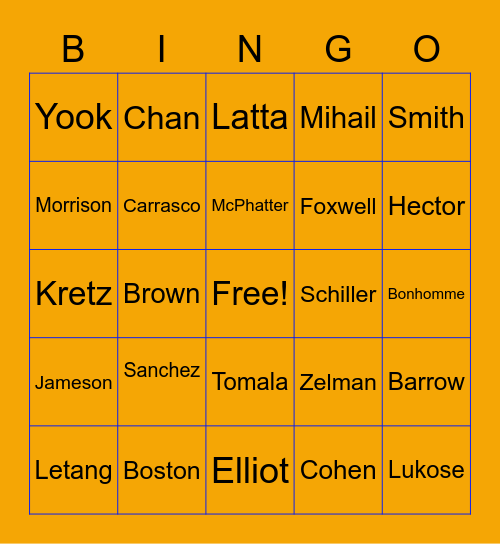 Cosmic Staff of BSC Bingo Card
