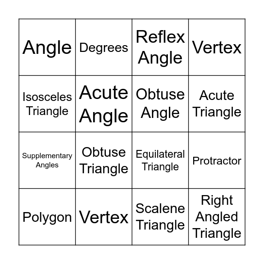 Geo-BINGO Card