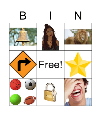 L and R sounds Bingo Card