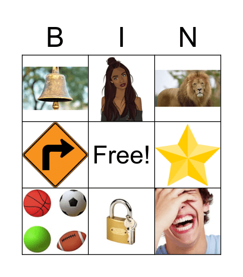 L and R sounds Bingo Card