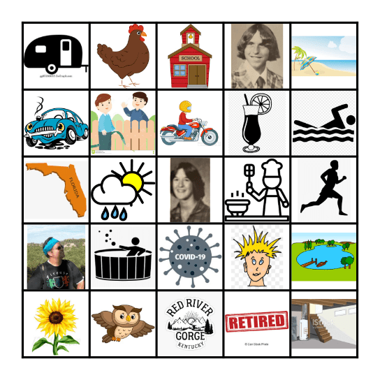 Kennedy ZOOM Bingo Card