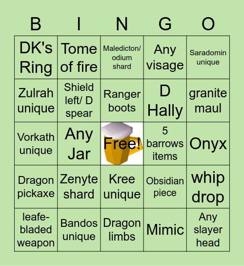 NL/BE Bingo Card