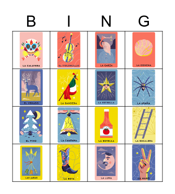 Loteria Bingo Card