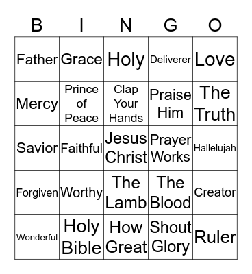 Happy Hallel Bingo Card
