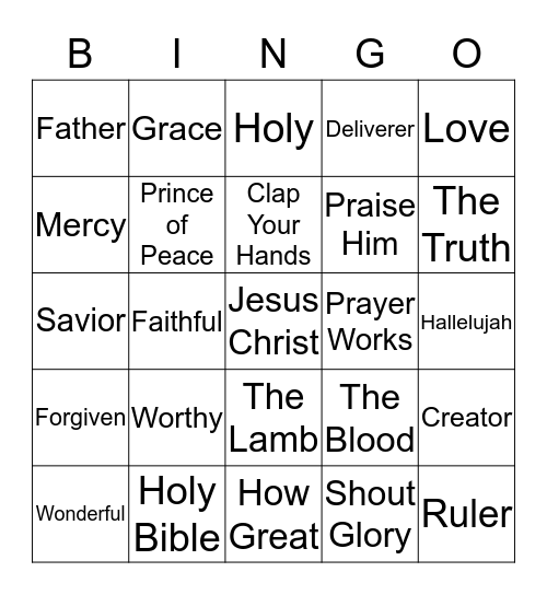 Happy Hallel Bingo Card