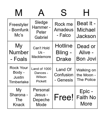 204 Bingo Card