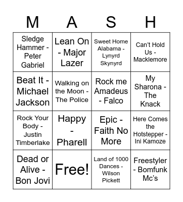 213 Bingo Card
