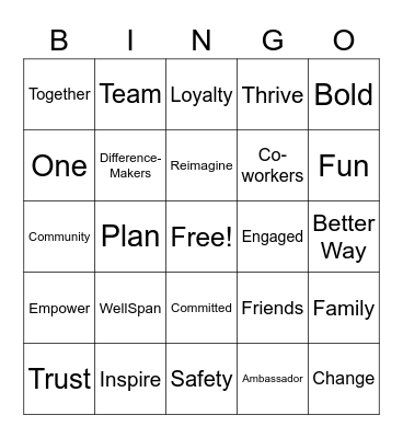 30 Days of Fun! Bingo Card